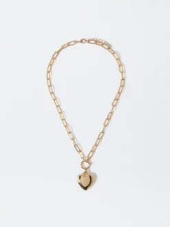 PARFOIS Collar Colgante De Corazón Dorado Best