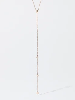 PARFOIS Collar Con Circonitas Dorado Clearance