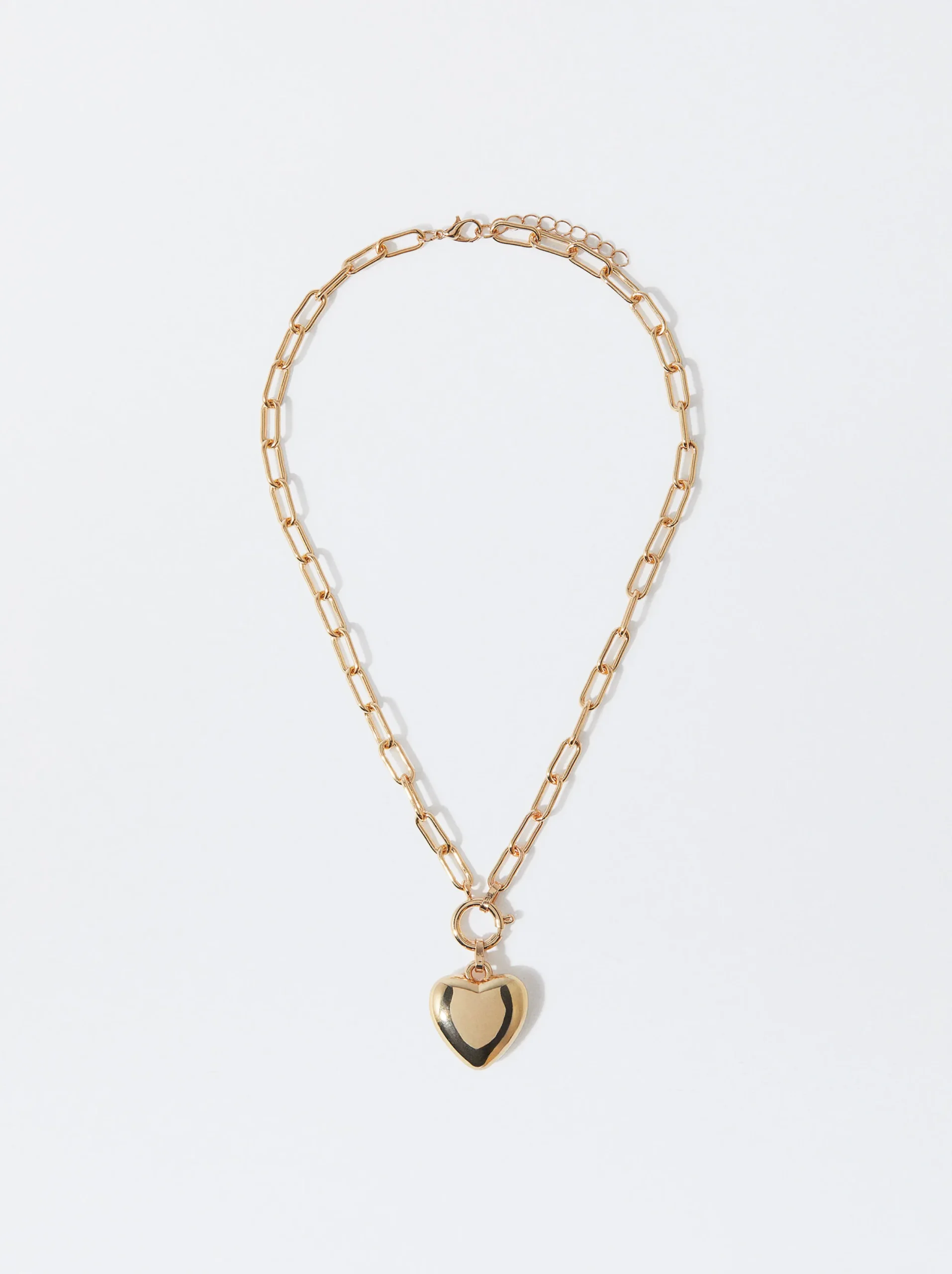 PARFOIS Collar Con Corazi&oacute;n Dorado New