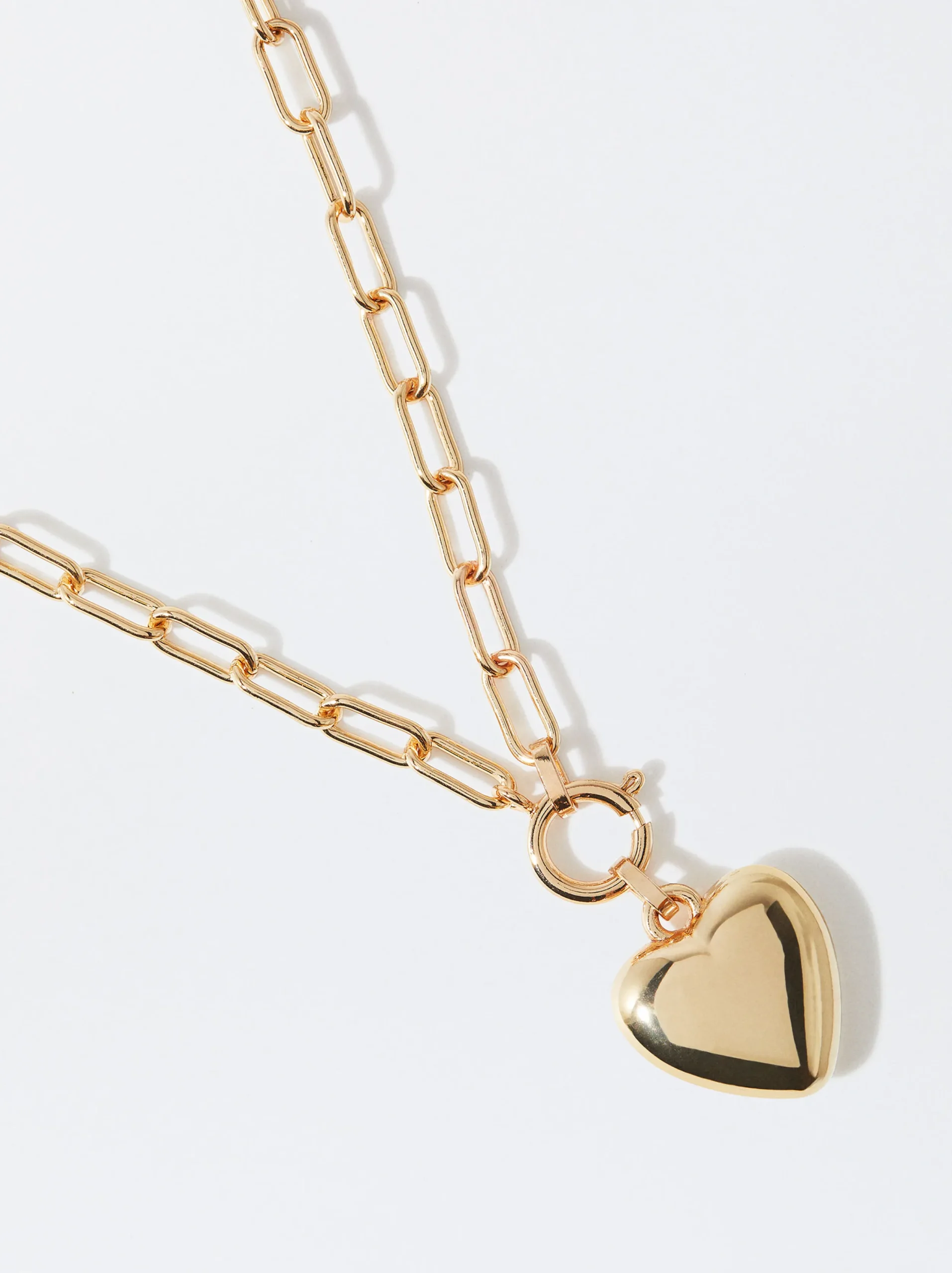 PARFOIS Collar Con Corazi&oacute;n Dorado New