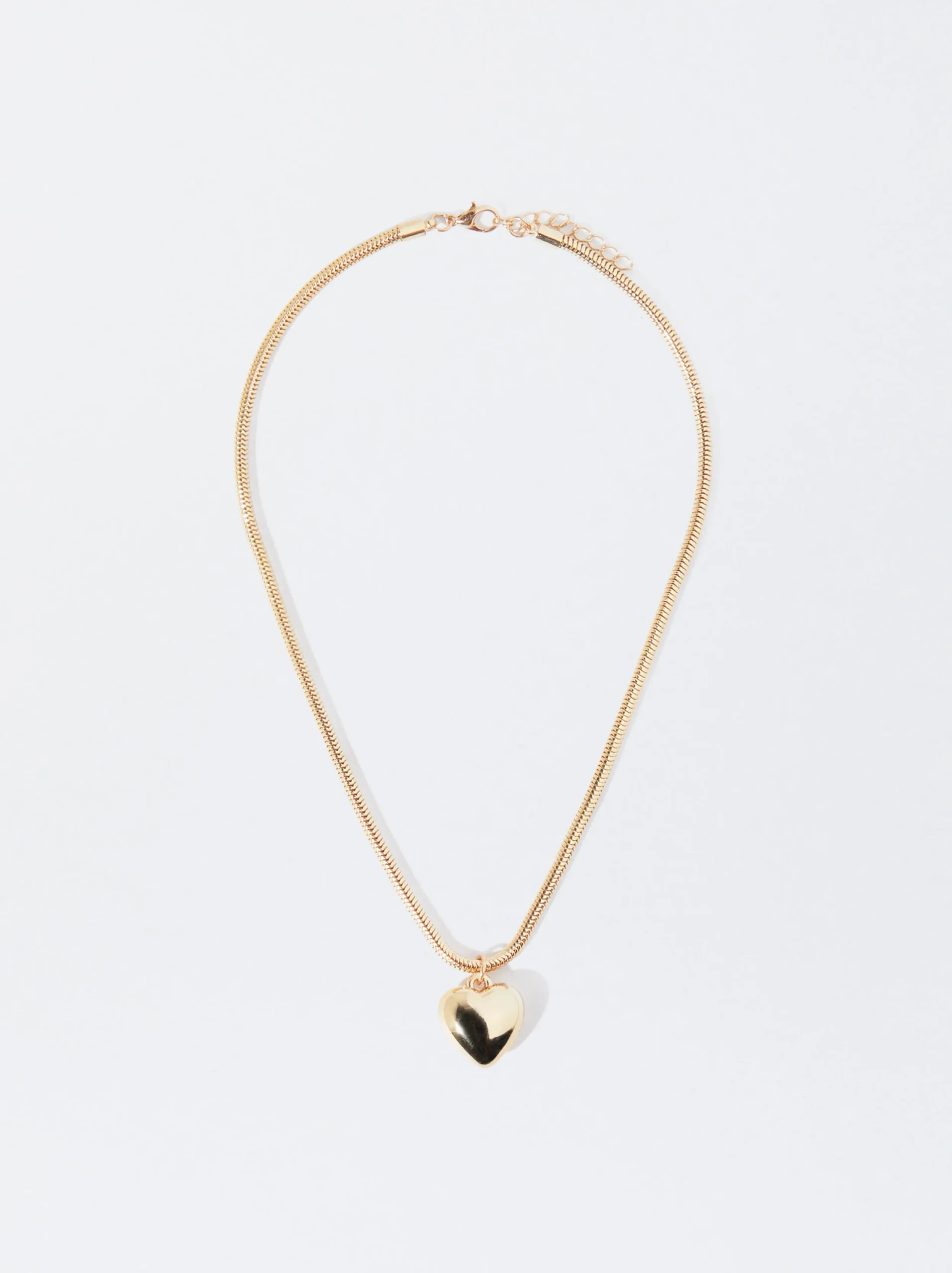 PARFOIS Collar Con Corazi&oacute;n Dorado Hot