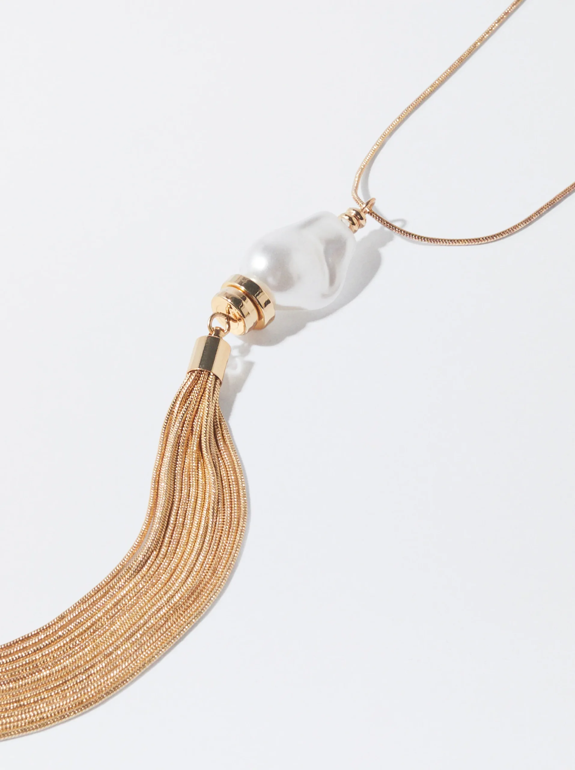 PARFOIS Collar Con Perla Dorado Best