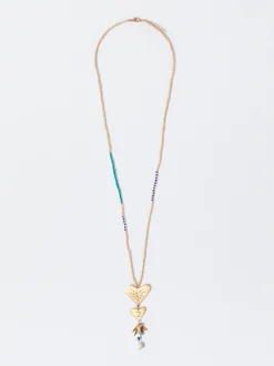 PARFOIS Collar Dorado Con Perla De Agua Dulce Multicor Online