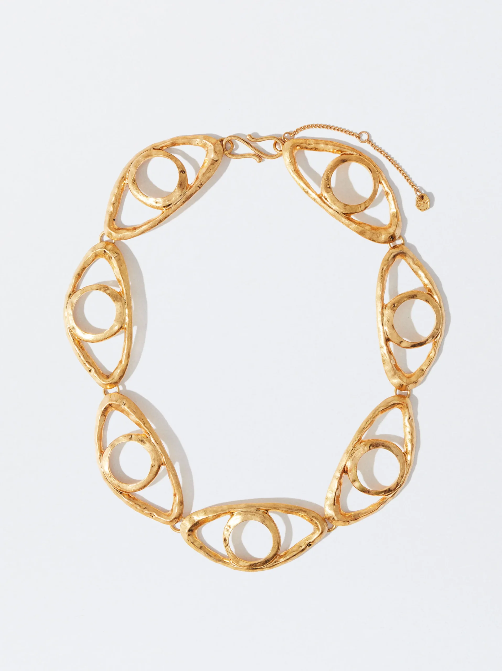 PARFOIS Collar Ojos Dorado Flash Sale