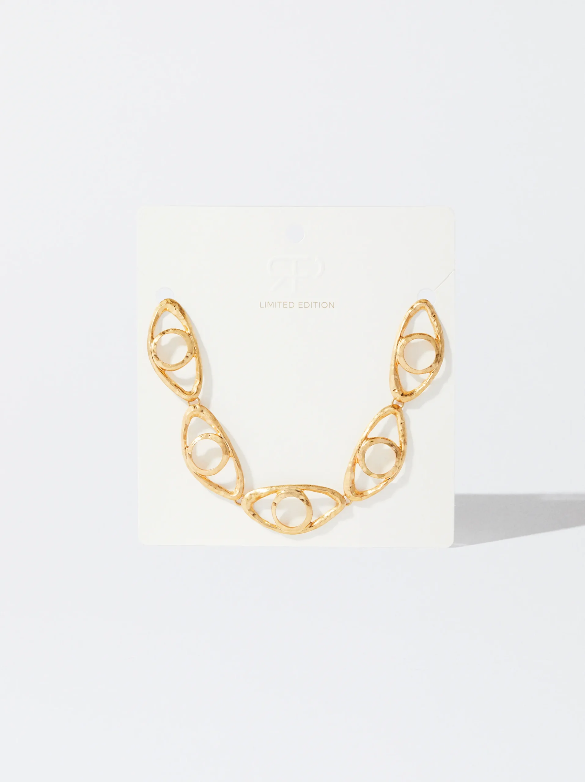 PARFOIS Collar Ojos Dorado Flash Sale
