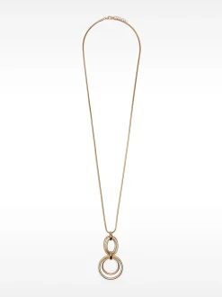 PARFOIS Collar Largo Con Colgante Dorado Flash Sale