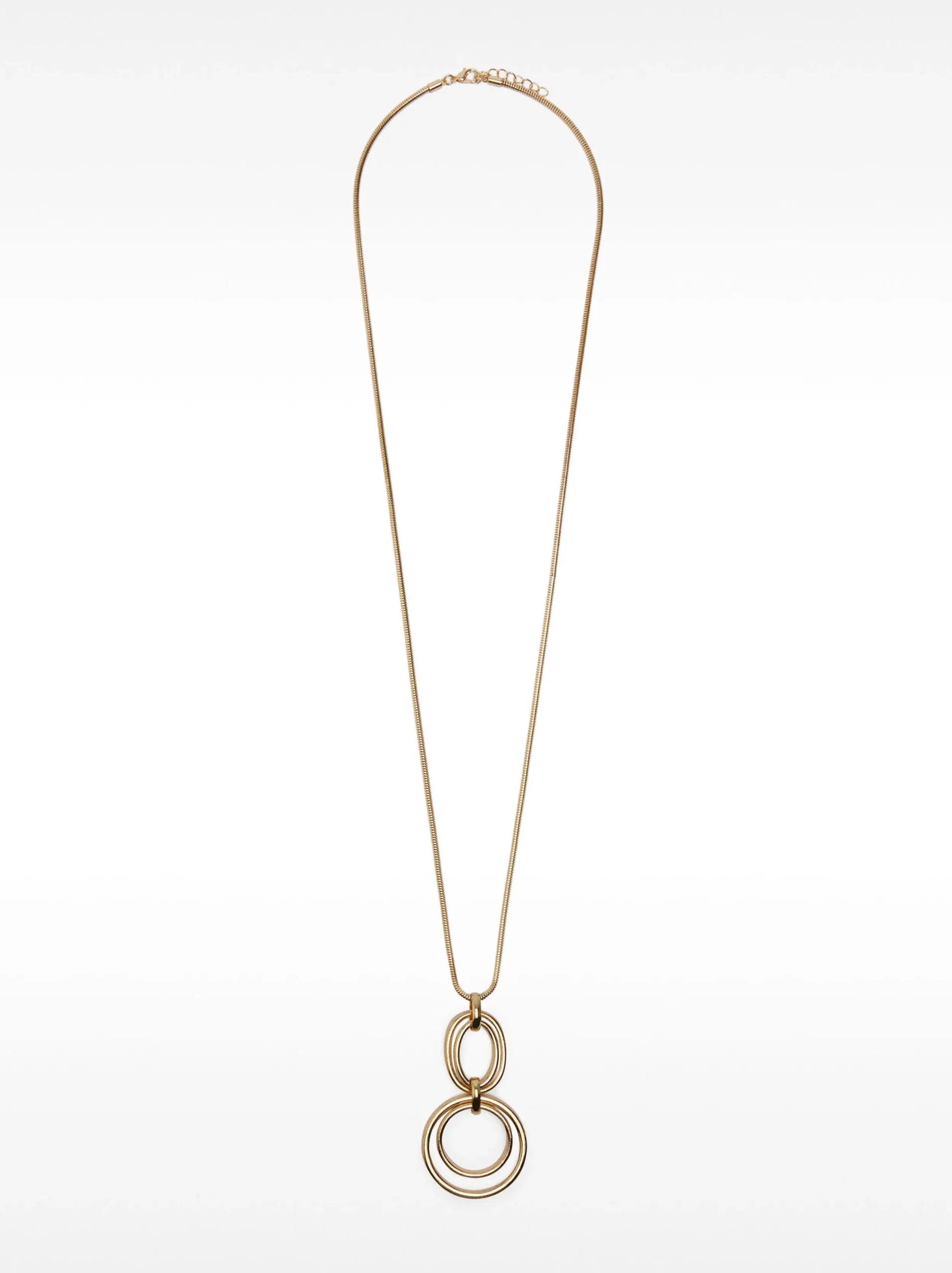 PARFOIS Collar Largo Con Colgante Dorado Flash Sale