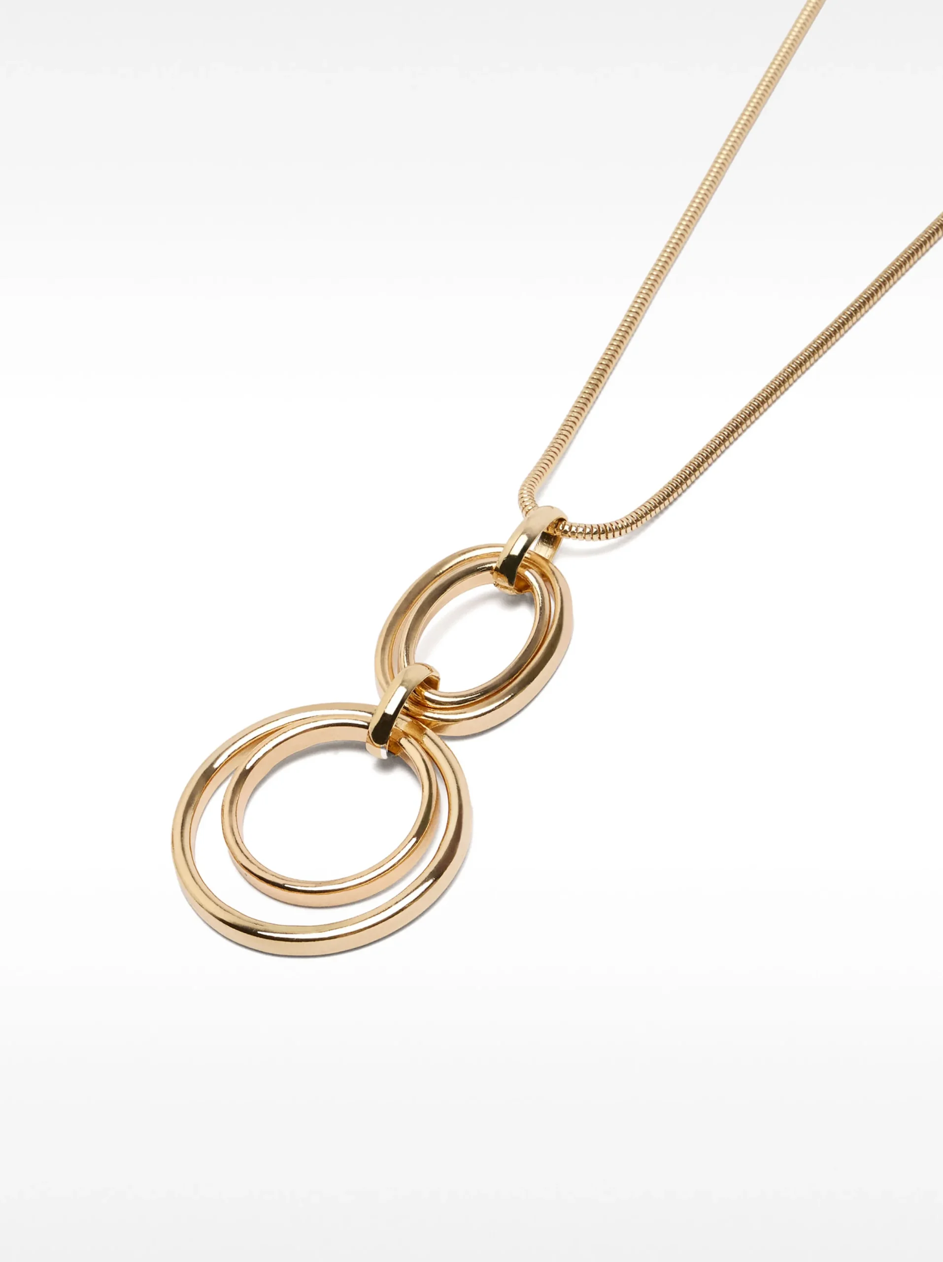 PARFOIS Collar Largo Con Colgante Dorado Flash Sale