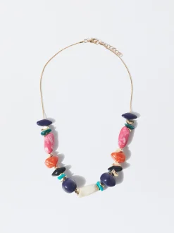 PARFOIS Collar Multicolor Con Piedras Multicor Discount