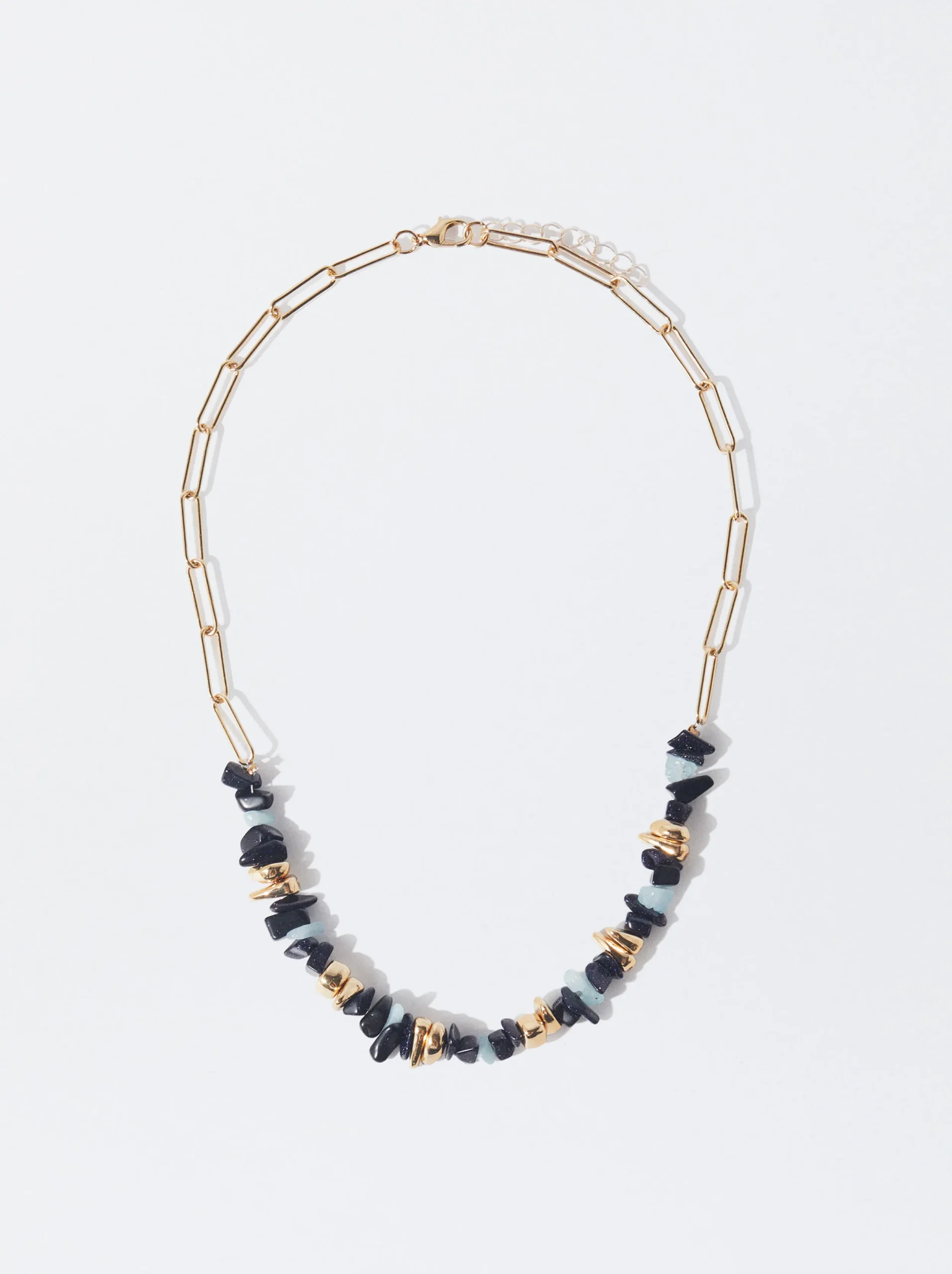 PARFOIS Collar Multicolor Con Piedra Multicor Fashion