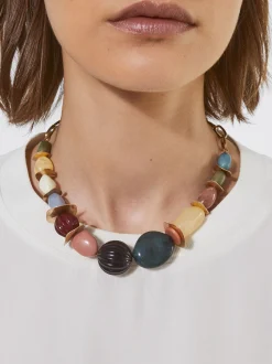 PARFOIS Collar Multicolor Con Piedra Multicor Best Sale