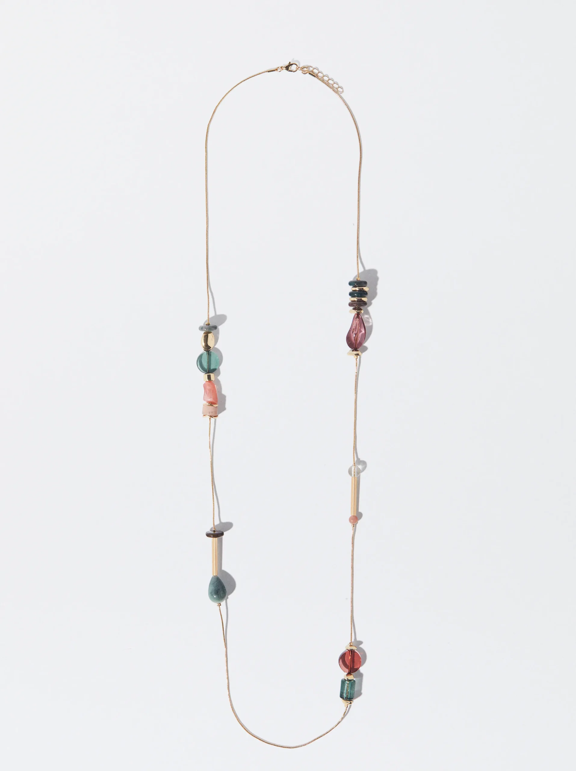PARFOIS Collar Multicolor Con Piedras Multicor Cheap
