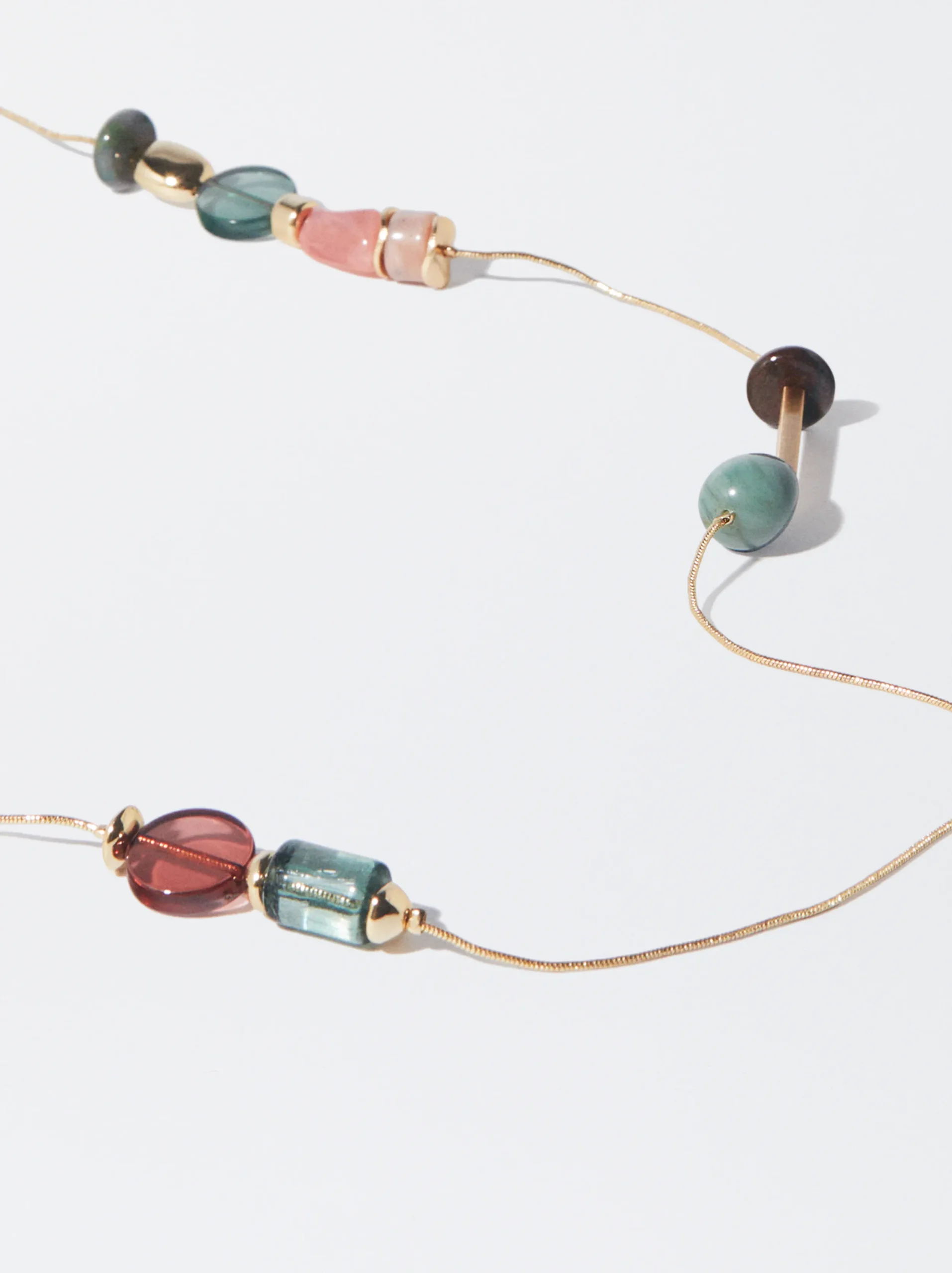 PARFOIS Collar Multicolor Con Piedras Multicor Cheap