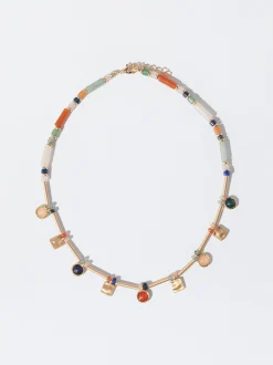 PARFOIS Collar Multicolor Con Piedra Multicor Outlet