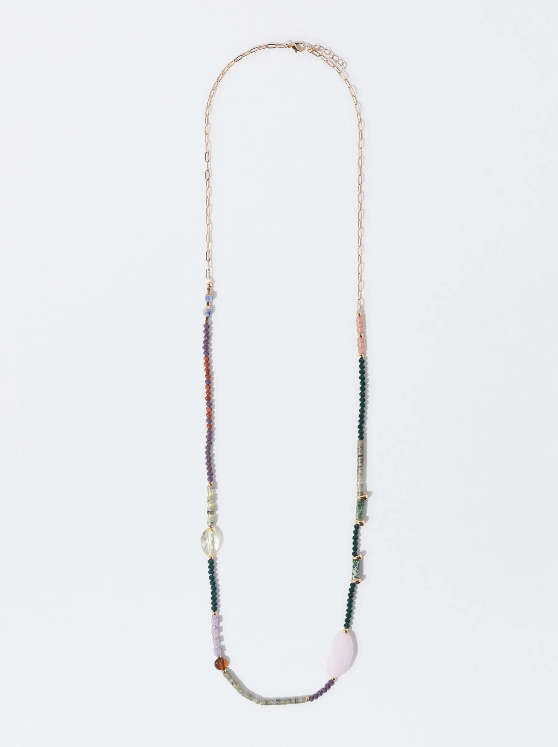 PARFOIS Collar Multicolor Con Piedras Multicor Cheap