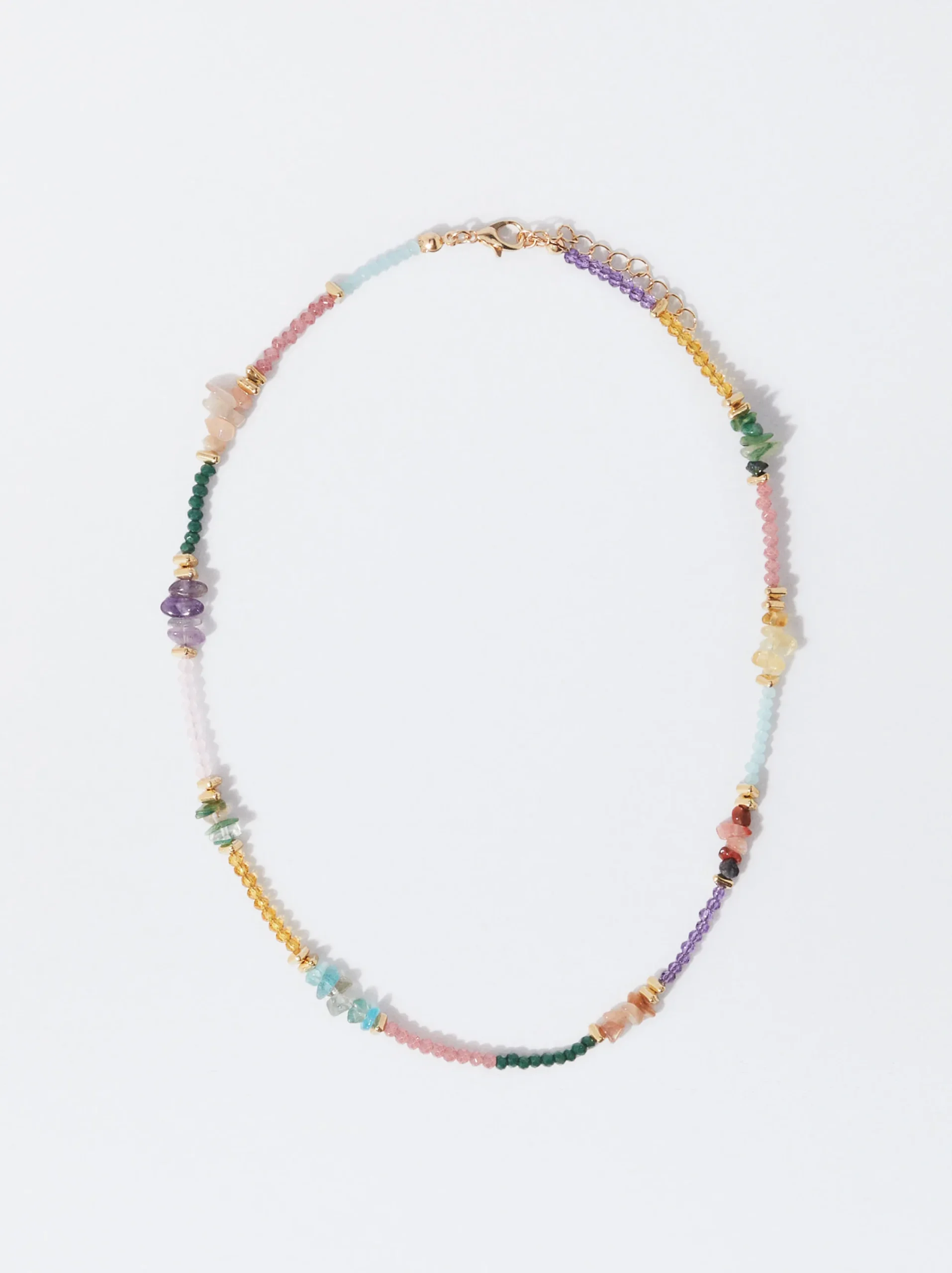 PARFOIS Collar Multicolor Con Piedras Multicor Hot