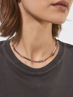 PARFOIS Collar Multicolor Con Piedras Multicor Hot