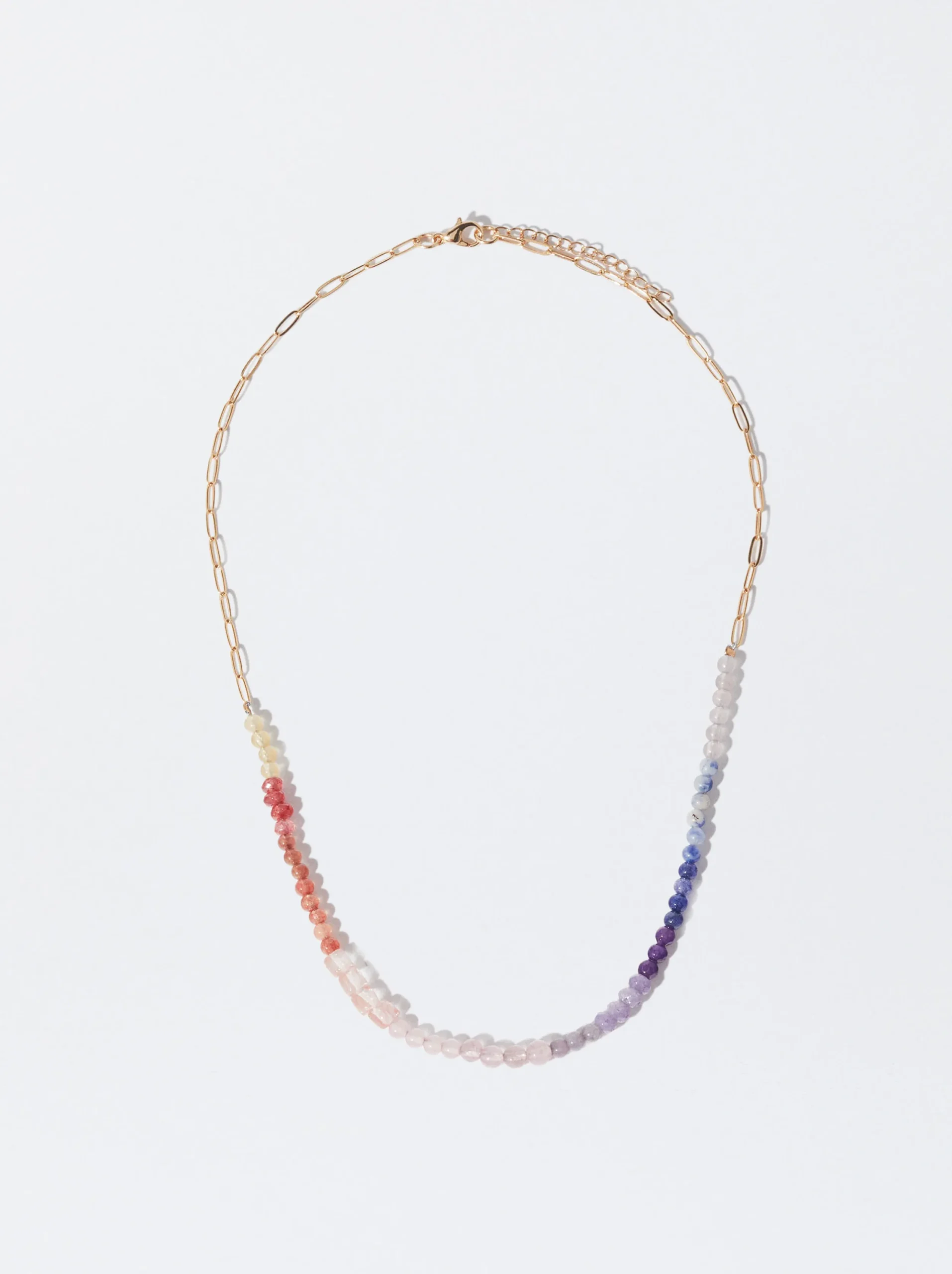 PARFOIS Collar Multicolor Con Piedra Multicor Cheap