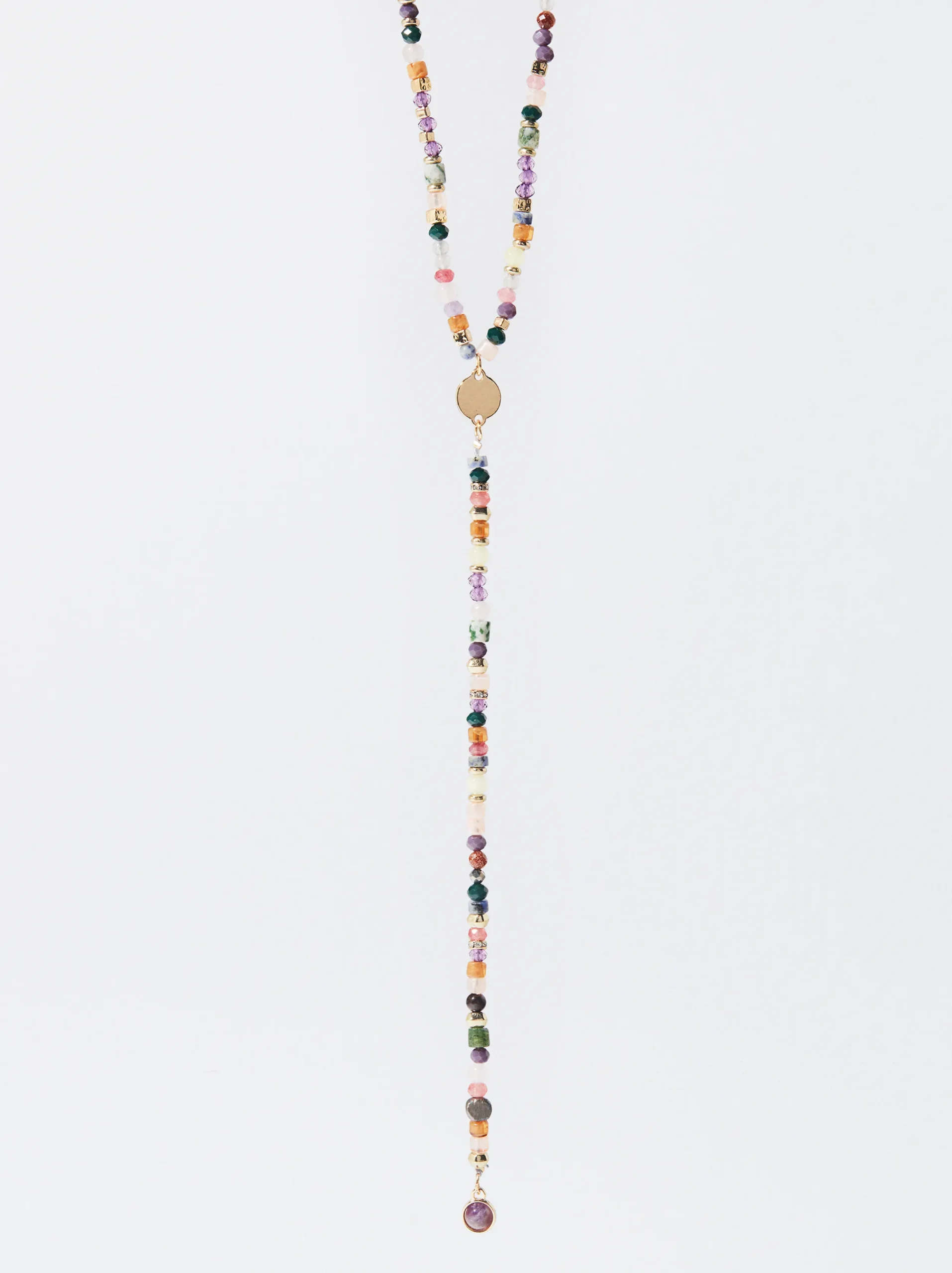PARFOIS Collar Multicolor Con Piedra Multicor Cheap