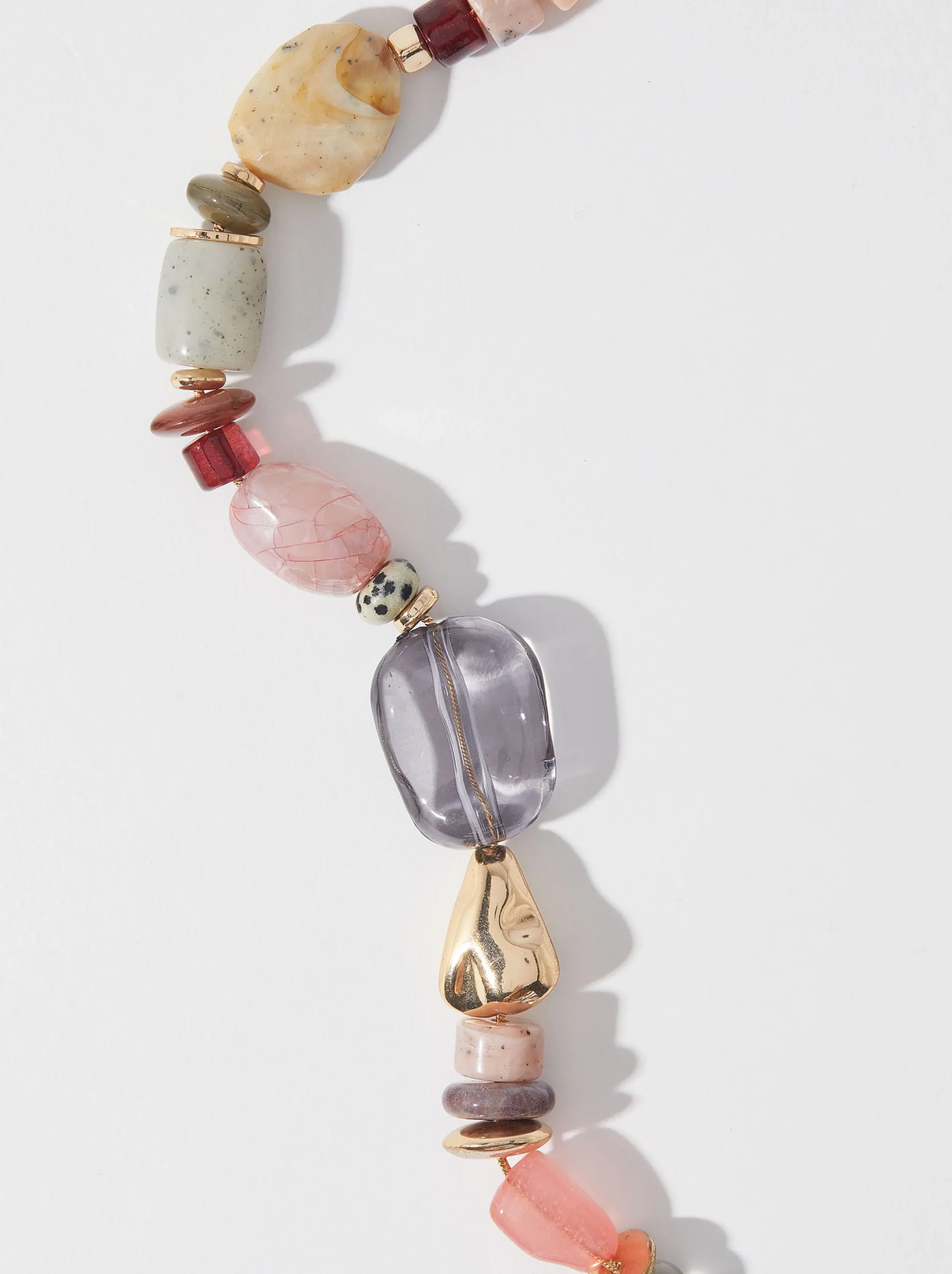 PARFOIS Collar Multicolor Con Piedra Multicor Best Sale
