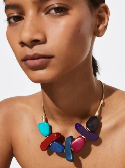PARFOIS Collar Multicolor Con Resina Multicor Cheap