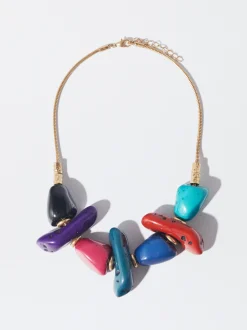 PARFOIS Collar Multicolor Con Resina Multicor Cheap