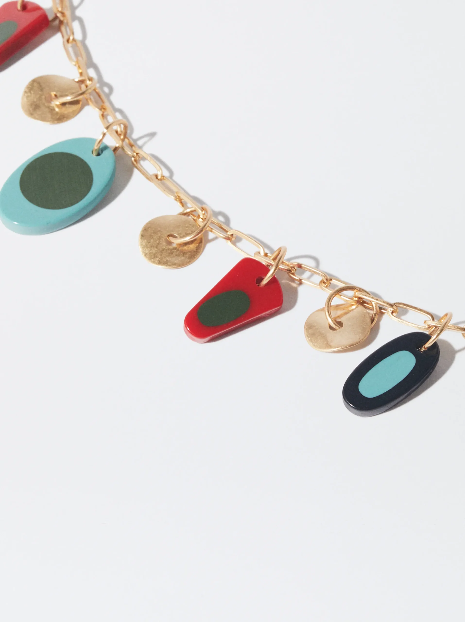 PARFOIS Collar Multicolor De Resina Multicor Outlet