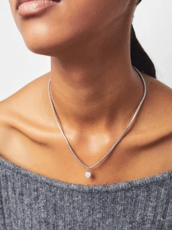 PARFOIS Collar Personalizable Plata 925 Con Circonitas Plateado Store