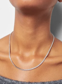 PARFOIS Collar Personalizable Plata 925 Con Circonitas Plateado Store