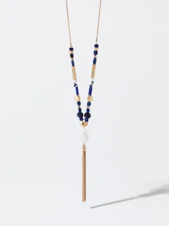 PARFOIS Collar Piedra Natural Multicor Online