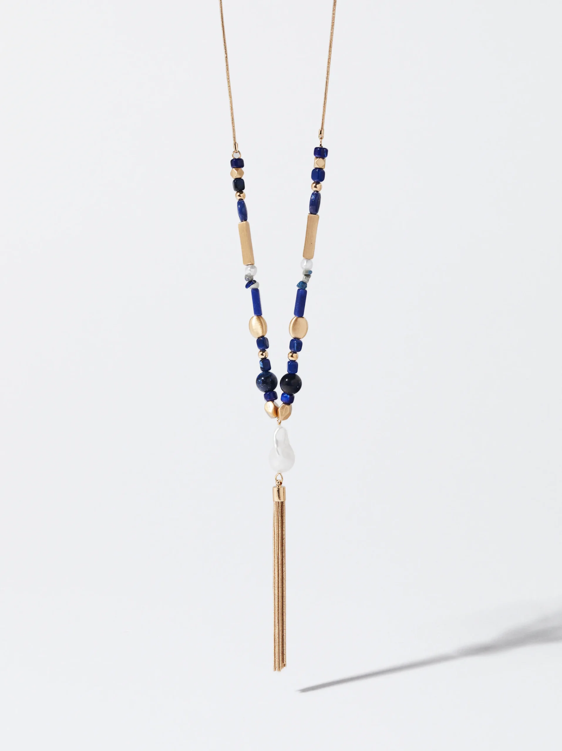 PARFOIS Collar Piedra Natural Multicor Online