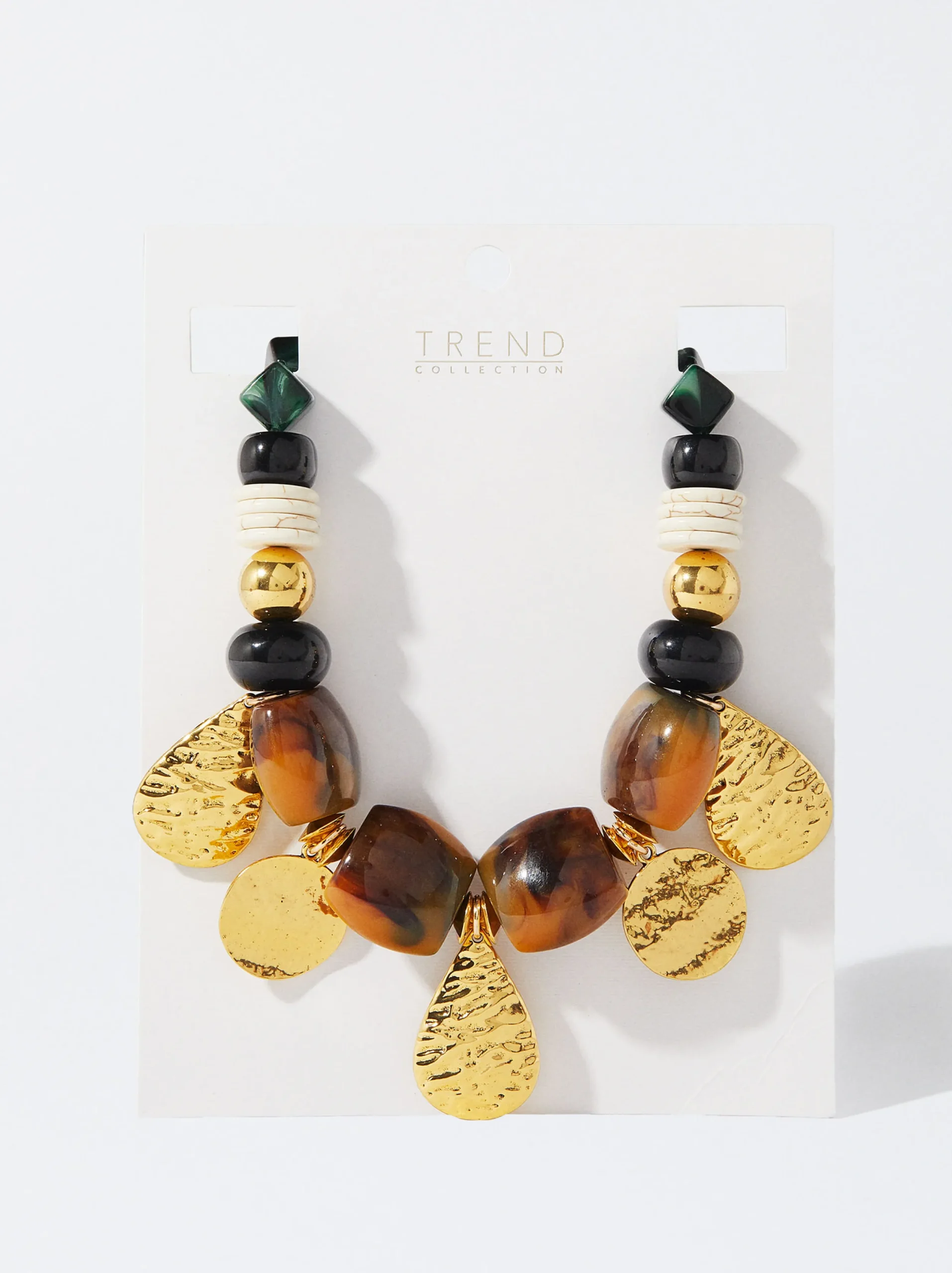 PARFOIS Collar Piedra Natural Verde Best Sale