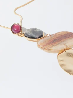 PARFOIS Collar Piedra Natural Multicor Store