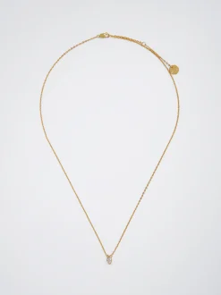 PARFOIS Collar Plata 925 Con Circonitas Dorado Shop