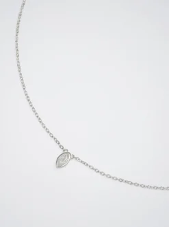 PARFOIS Collar Plata 925 Con Circonitas Plateado Store