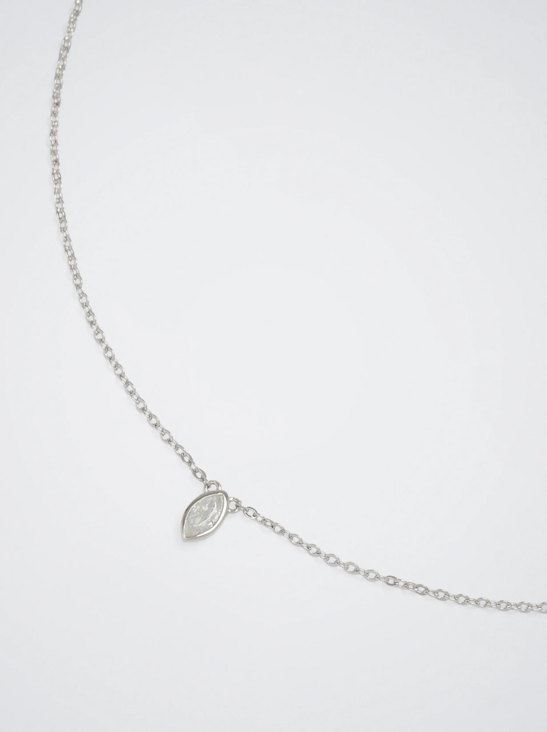 PARFOIS Collar Plata 925 Con Circonitas Plateado Store