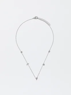 PARFOIS Collar Con Charms Plateado Fashion