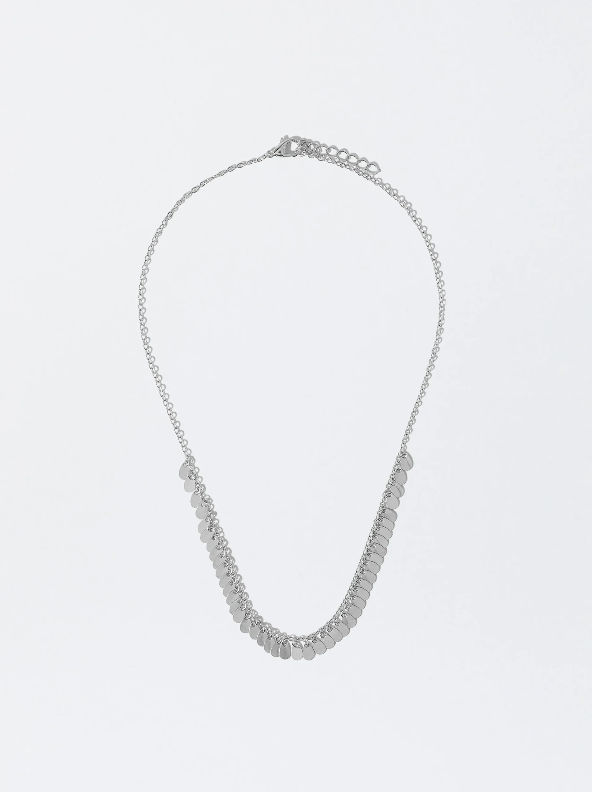 PARFOIS Collar Con Medallas Plateado Clearance