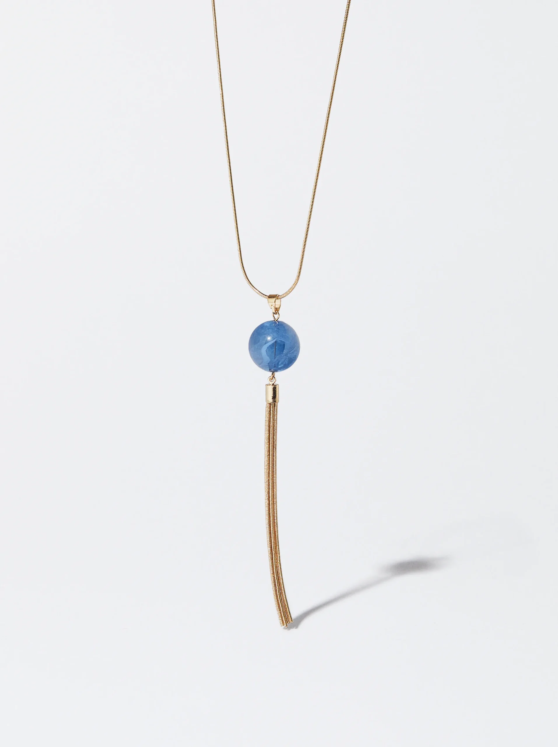 PARFOIS Collar Resina Azul Marino Best Sale
