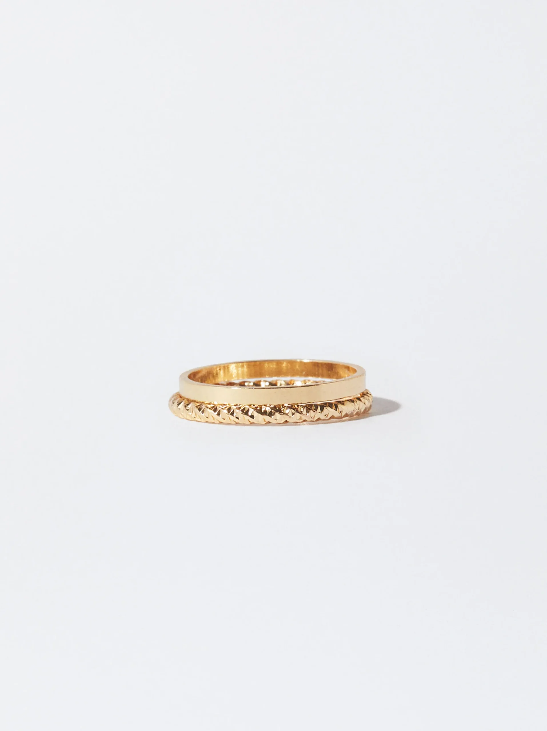 PARFOIS Conjunto Anillos s Dorado Best