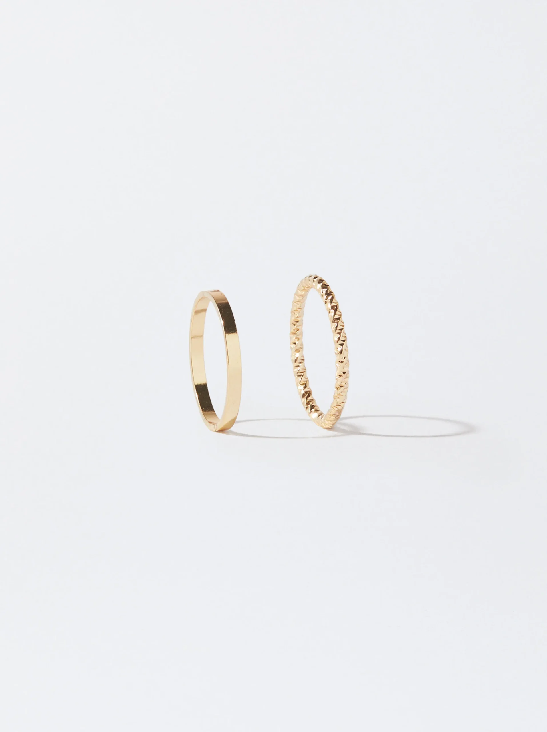 PARFOIS Conjunto Anillos s Dorado Best