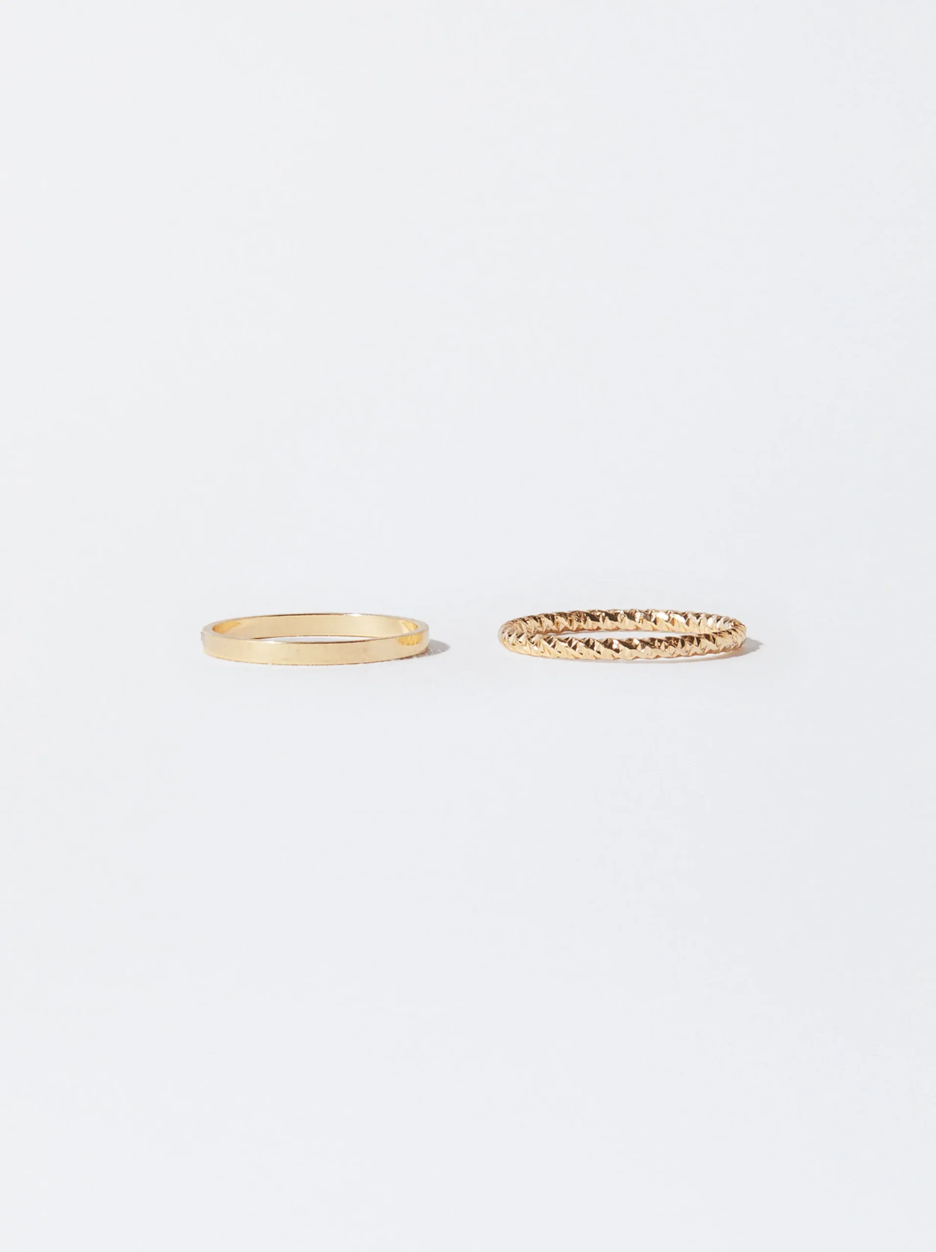 PARFOIS Conjunto Anillos s Dorado Best
