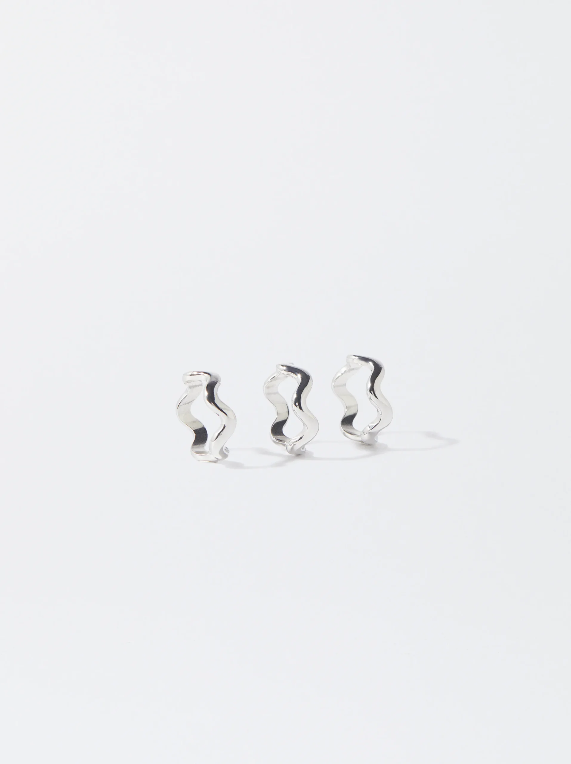 PARFOIS Conjunto Anillos s Plateado Clearance