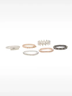 PARFOIS Conjunto De Anillos Multicor Shop