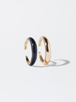 PARFOIS Conjunto De Anillos Ajustables Azul Marino Cheap