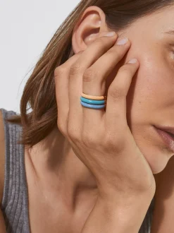 PARFOIS Conjunto De Anillos Multicolor Multicor Sale