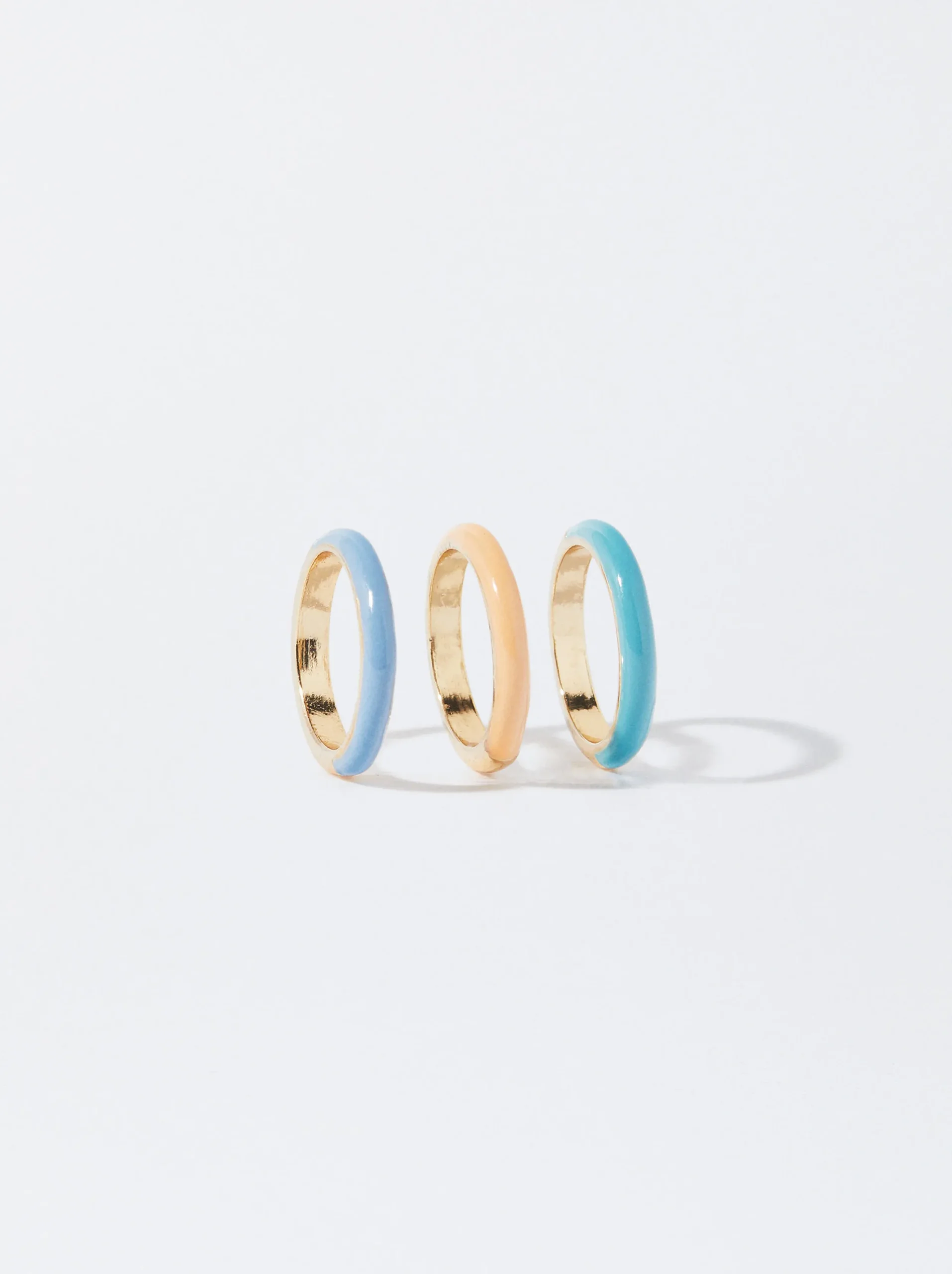 PARFOIS Conjunto De Anillos Multicolor Multicor Sale