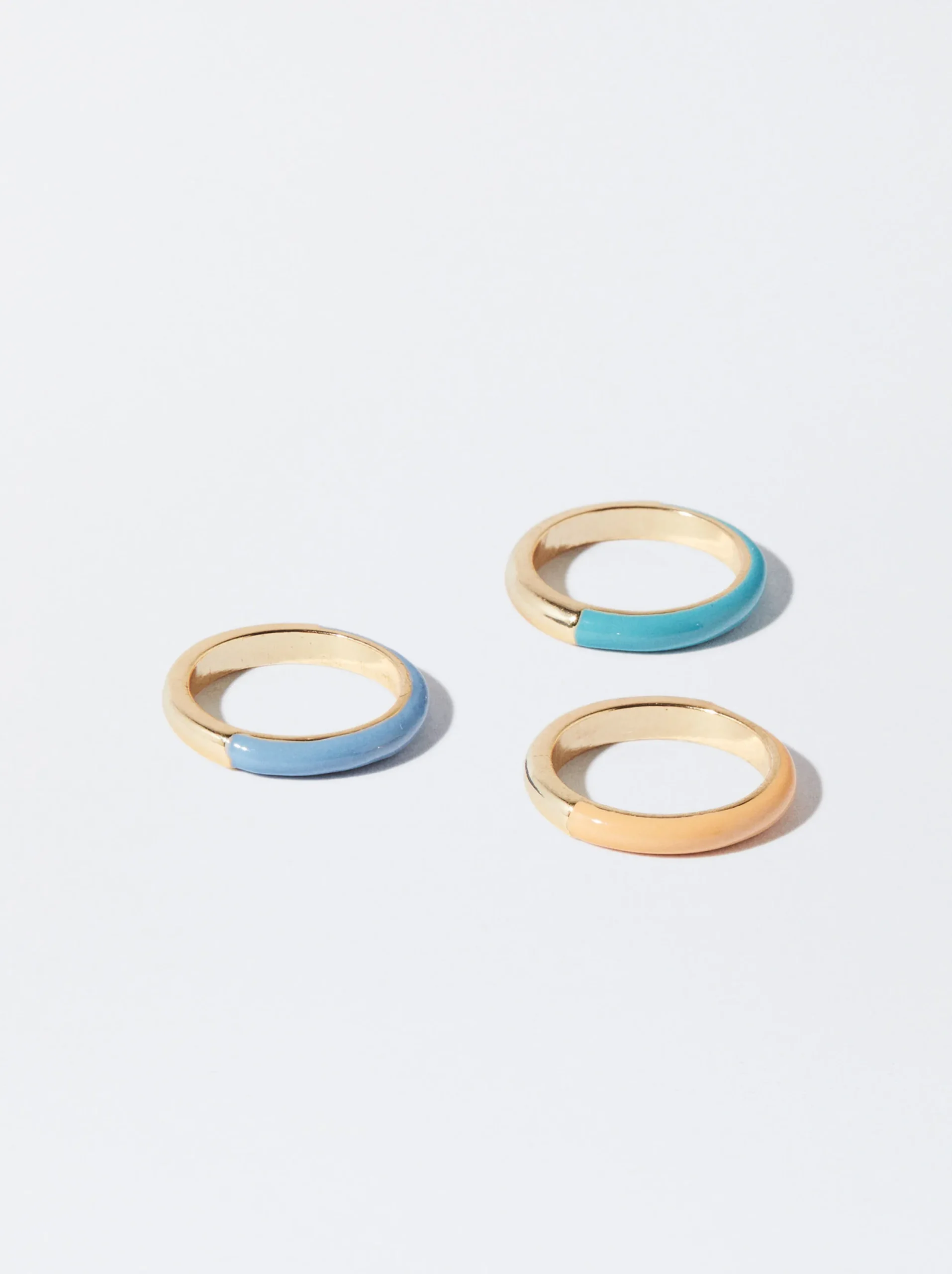 PARFOIS Conjunto De Anillos Multicolor Multicor Sale