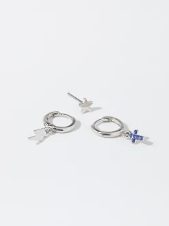 PARFOIS Conjunto De Aros Con Charms Multicor Store