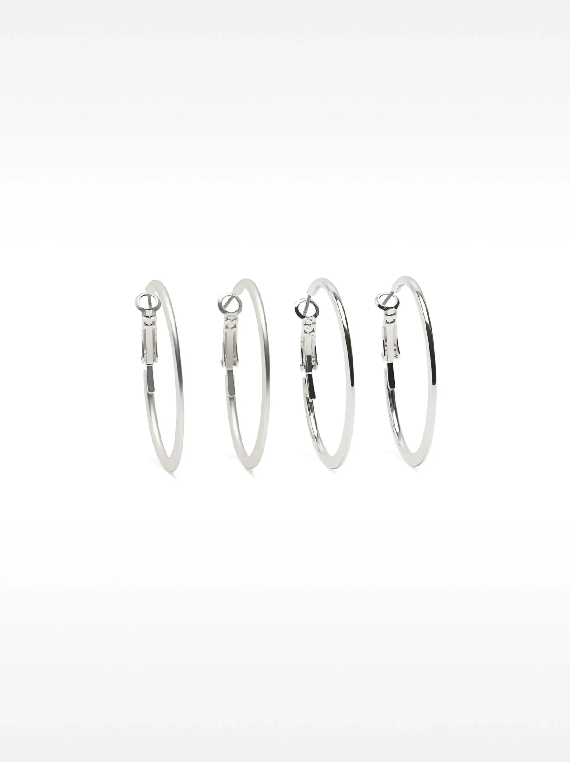 PARFOIS Conjunto De Aros s Plateado Best